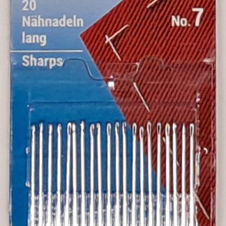 Silmäneula Sharps, koko 7 (20 kortissa) (121291)