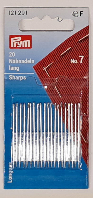 Silmäneula Sharps, koko 7 (20 kortissa) (121291)