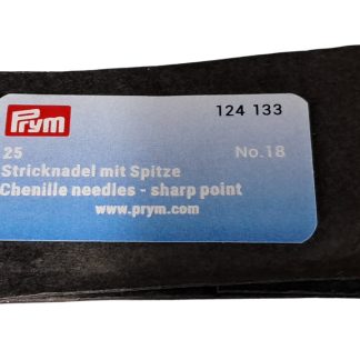 Silmäneula terävä Chenille koko 18 (pakkauksessa 25) (124133)