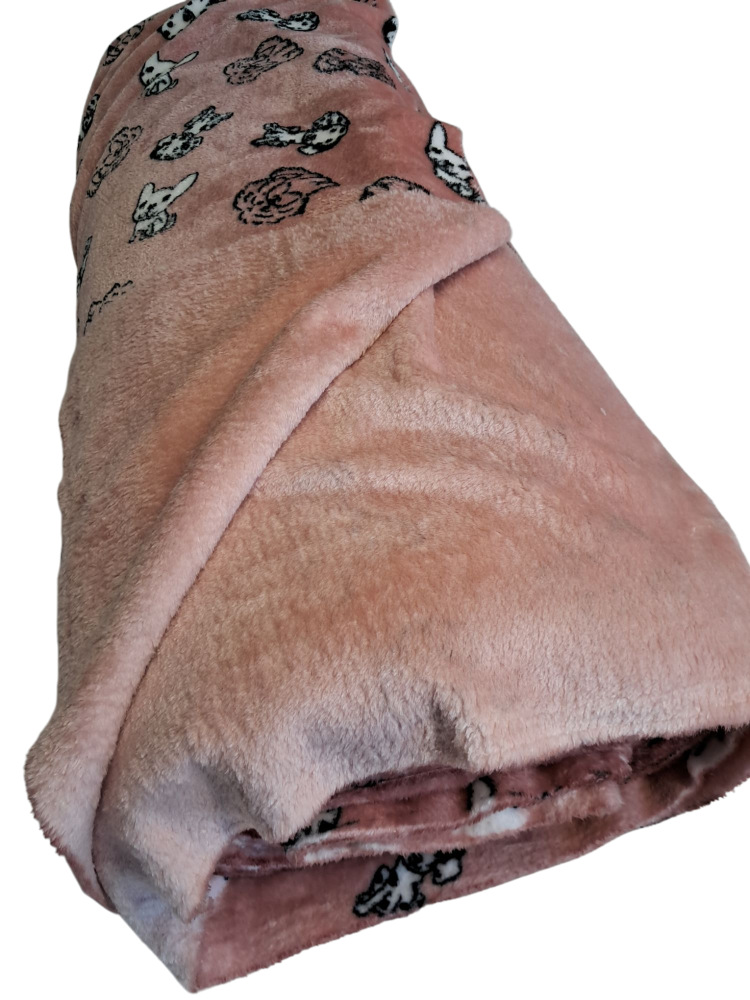 Cuddle Fleece, Koirat, Roosa (Q91-120) - Image 2