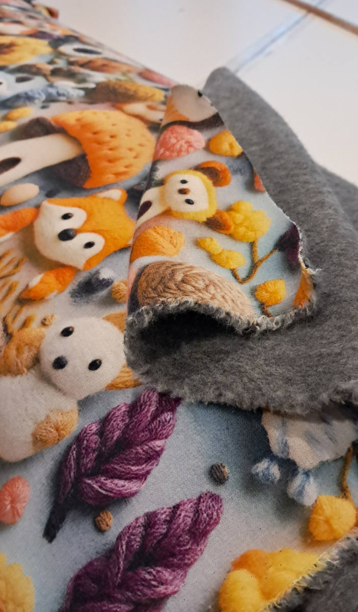 Paksu College 3D Syysmetsä, Oranssi (Q72-690P) - Image 2