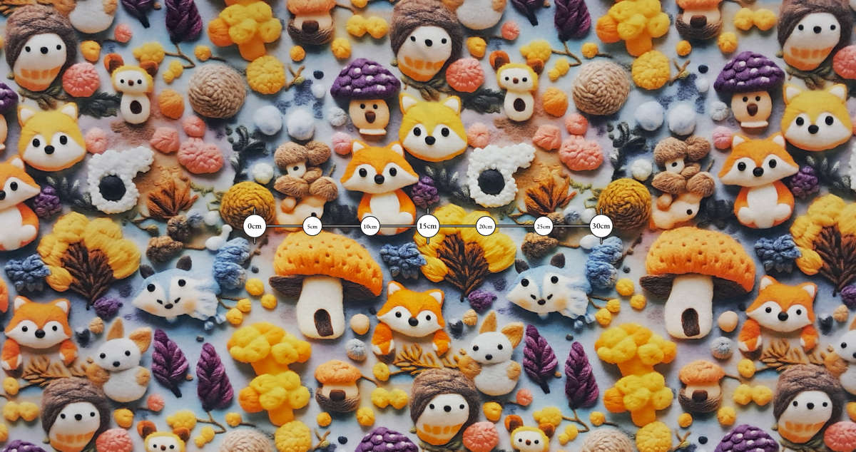 Paksu College 3D Syysmetsä, Oranssi (Q72-690P) - Image 3