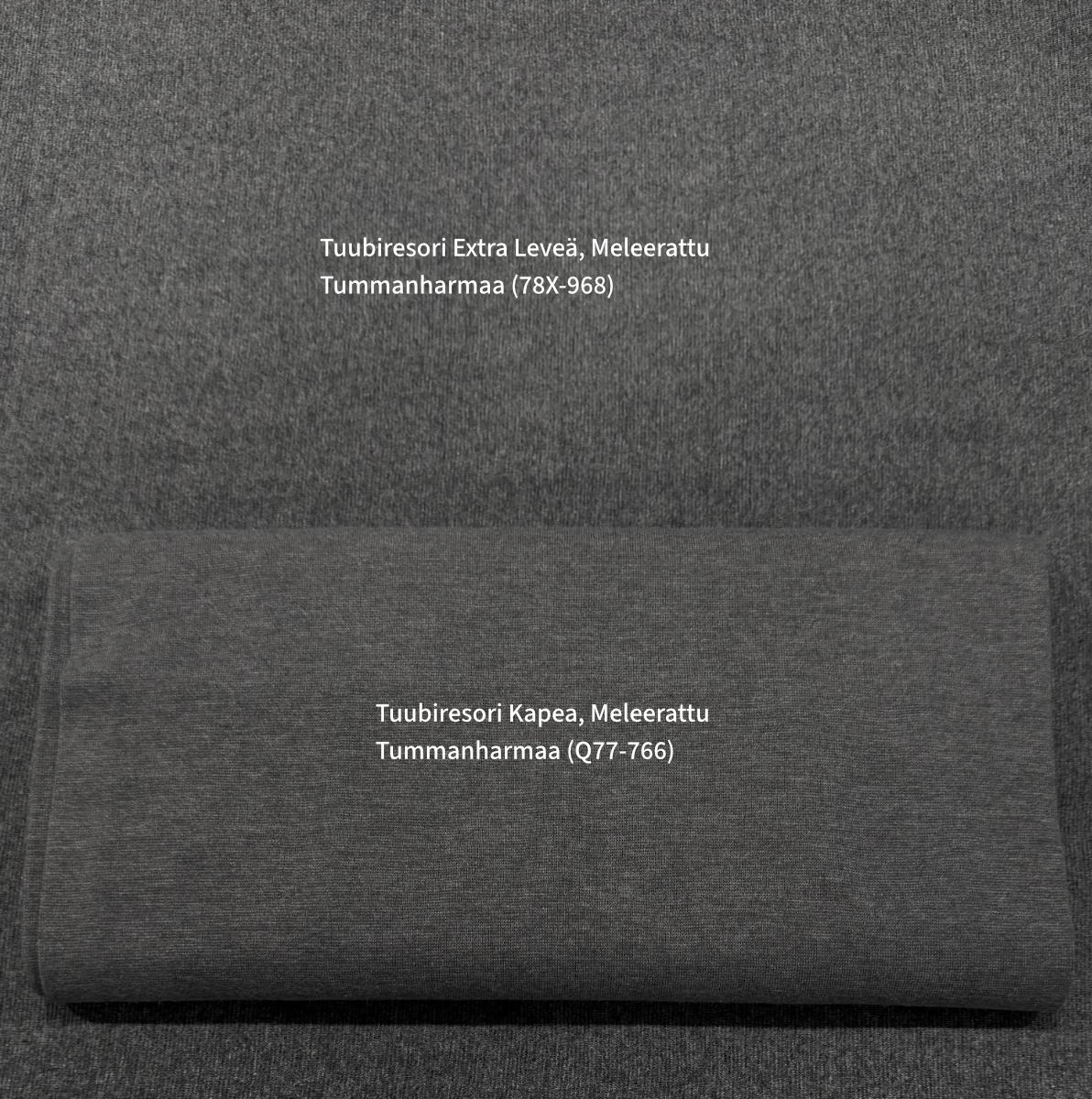 Tuubiresori Extra Leveä, Meleerattu Tummanharmaa (78X-968) - Image 2