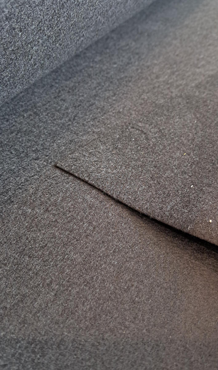 Ohut jämäkkä Huopakangas, Musta (K99-1000) - Image 3